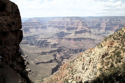 Grand Canyon View Starting Hike Down