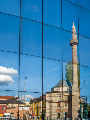 Reflection of arshi Mosque