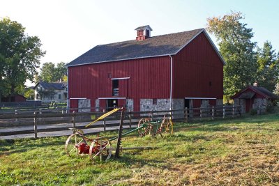Farm with a Barn
