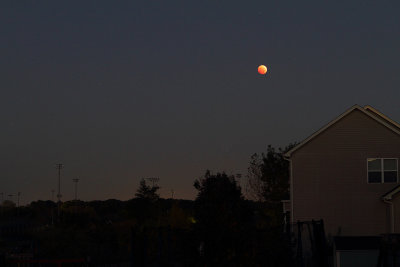 Red Moon at Dawn