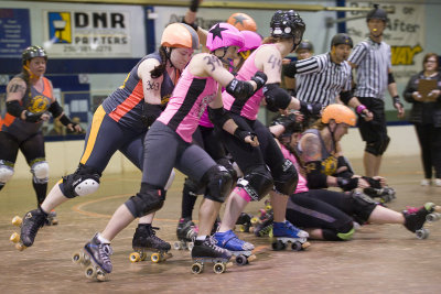 Rated PG Rollergirls vs Fort St John KillBillies