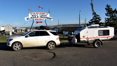 Alaska Highway - Zero Milemarker