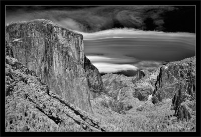 Lenticular Clouds Over Yosemite