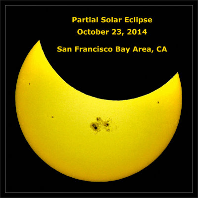 Partial Solar Eclipse: October, 2014