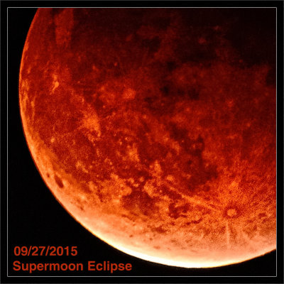 Supermoon Eclipse: September, 2015