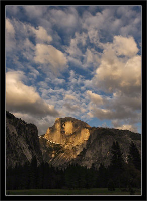 Sunset on Half Dome