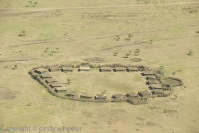 A Masaii village