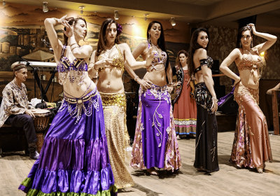 Bellydancer quintet Gypsy Dance Theater Byblos