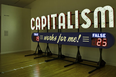 Capitalism Works For Me Yes No Steve Lambert Corpocracy Station Museum