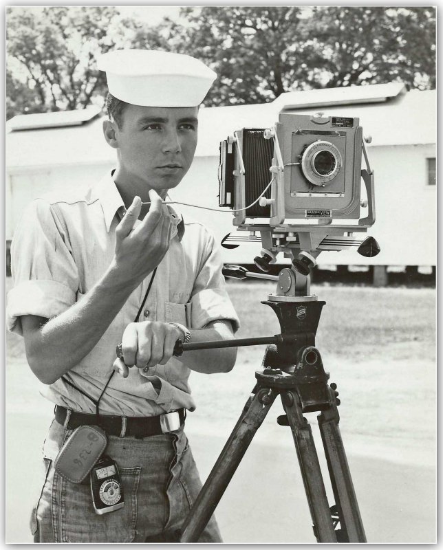Myself in Navy Photo School Pensacola, Florida 1961