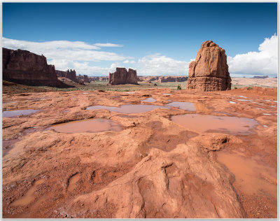 Within Arches National Park, UT.