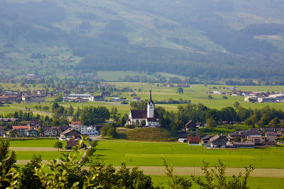 A town on the way to Luzern