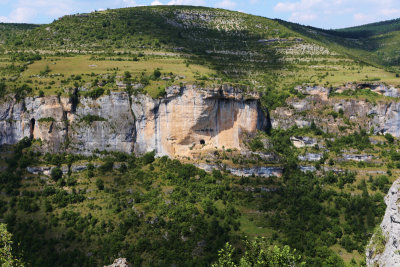 on the way to Grotte de Dargilan- France from Nimes.