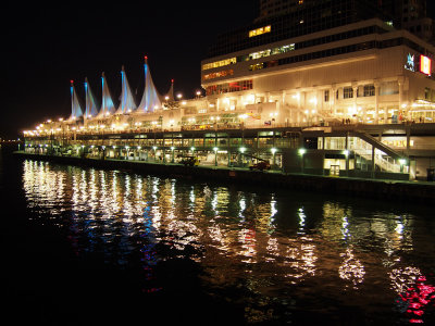 Vancouver Convention Center Night
