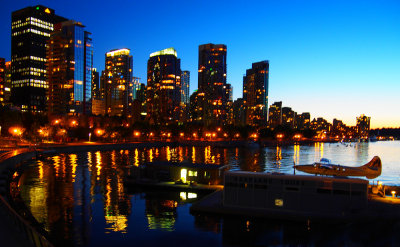 Vancouver Night Skyline 2