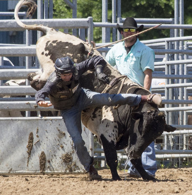 Cracker Rodeo Bull Ride 10 Fail