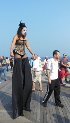 Stilt Lady,  Asbury Park