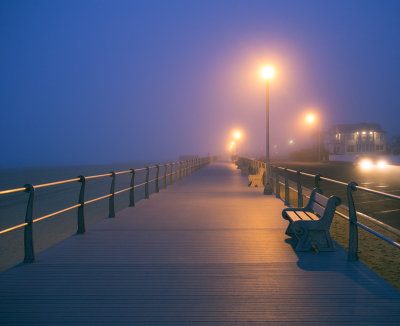 Foggy Boardwalk