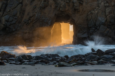 PFEIFFER BEACH, BIG SUR, CA