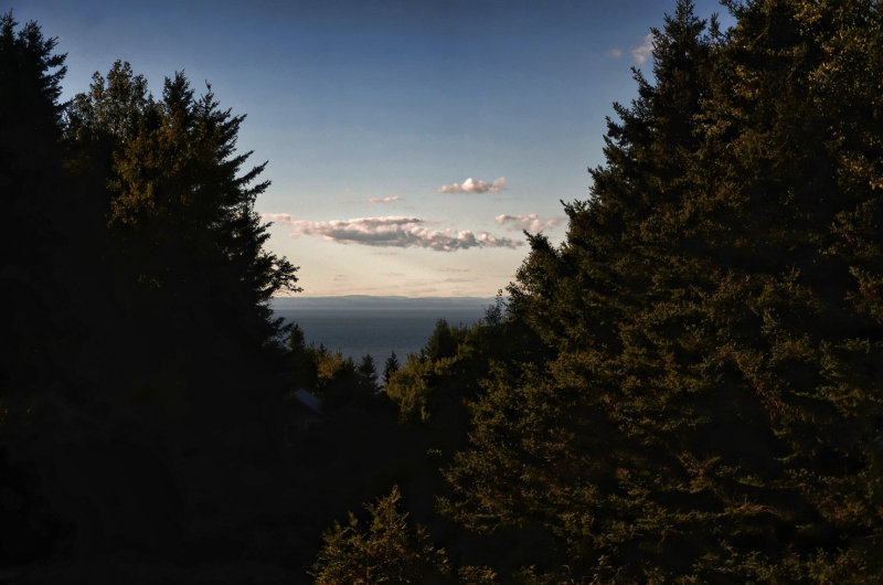 From the houses balcony...