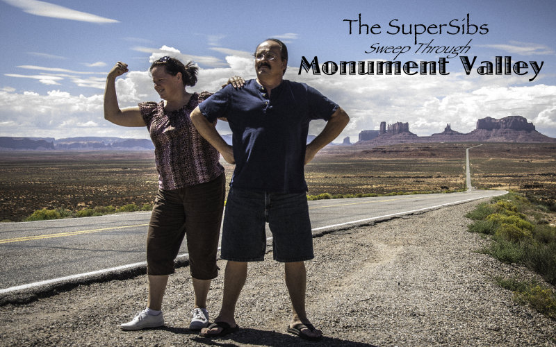 The SuperSibs sweep through Monument Valley
