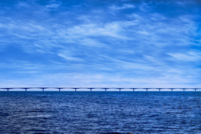 Confederation Bridge linking New Brunswick with Prince Edward Island