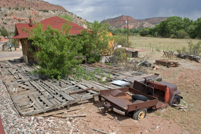 Train station ruins