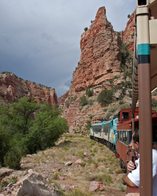 Red rock formations