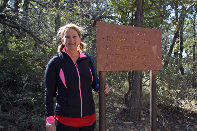 Kendra at the saddle (Elevation 7080')
