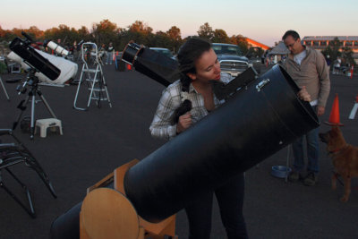 Preparing to share the night sky with the public