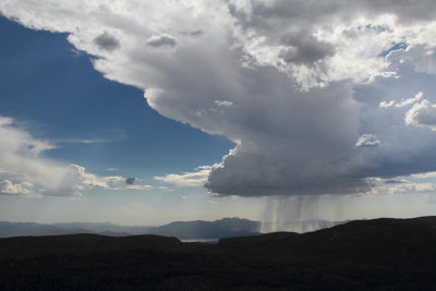 Aztec Peak during Monsoons
