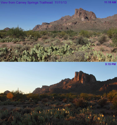 Contrasting Landscape: View from Carney Springs TH