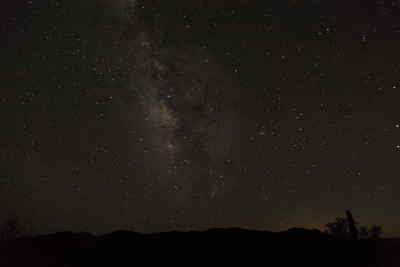 Frame is roughly centered on our Milky Way's center