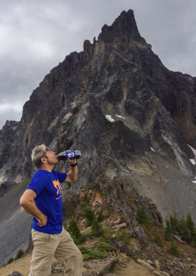 Mt. Theilsen Pepsi break
