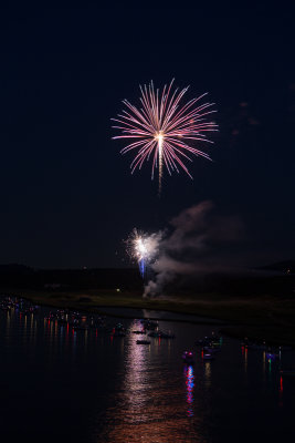 Lake Austin Fireworks 2013
