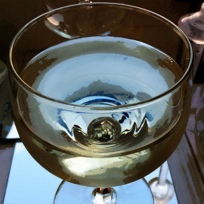 White Wine in a Glass 
