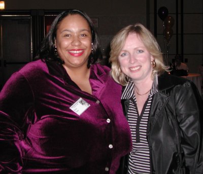 Estoia Finley with Lorie Hale of Reunions Unlimited, Inc.