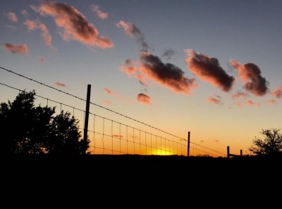 Palomino Ranch Leander Texas Sunset