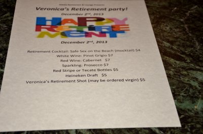 Veronica's Retirement Party