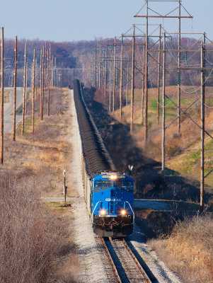 NS 8098 EVWR NDN1 West Franklin IN 24 Nov 2012