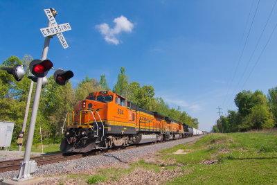 BNSF 524 Joppa IL 31 Mar 2012