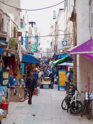 Crowded Street  - Essaouira