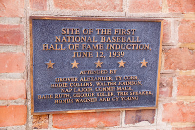 Plaque of 1st Induction