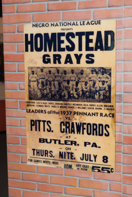Poster from Negro Leagues