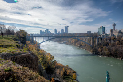 Niagara River and Rainbow Bridge
