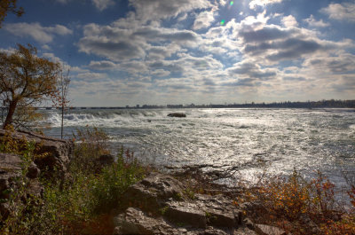 Niagara River 1/2 mile before Falls