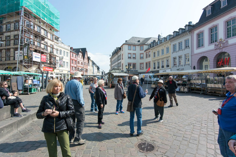 One of the city squares.