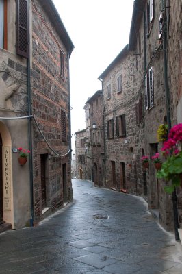 Street in Town of Radicofani