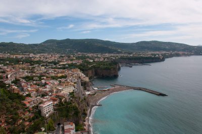 Ariving in Sorrento
