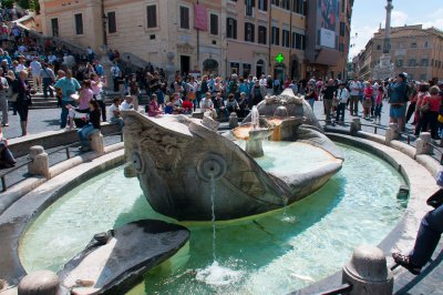 Piazzi di Spagna at base of Steps